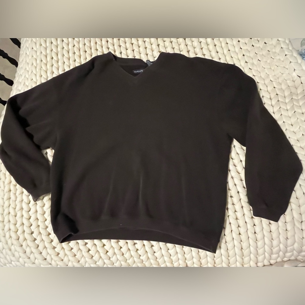 GANT Vintage Men’s Black Cotton Crewneck